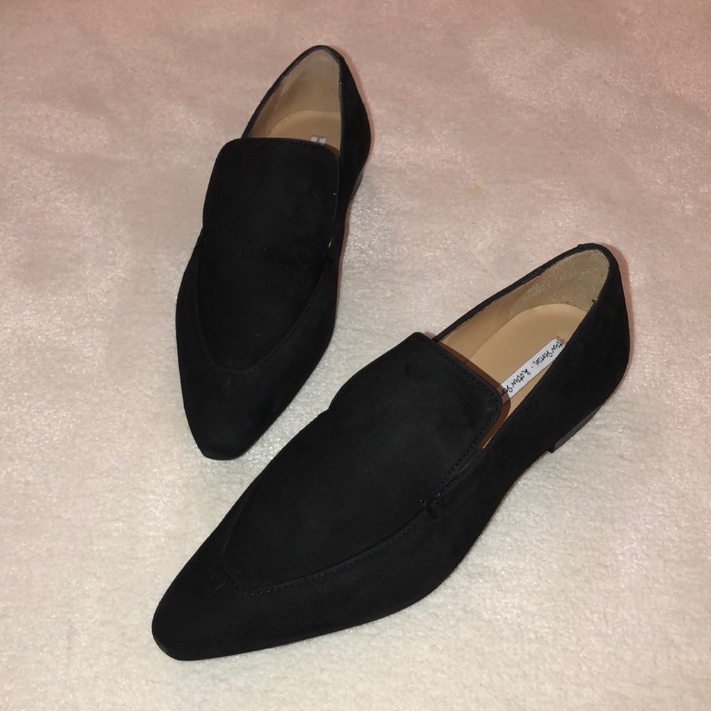 & Other Stories Suede Black Loafers